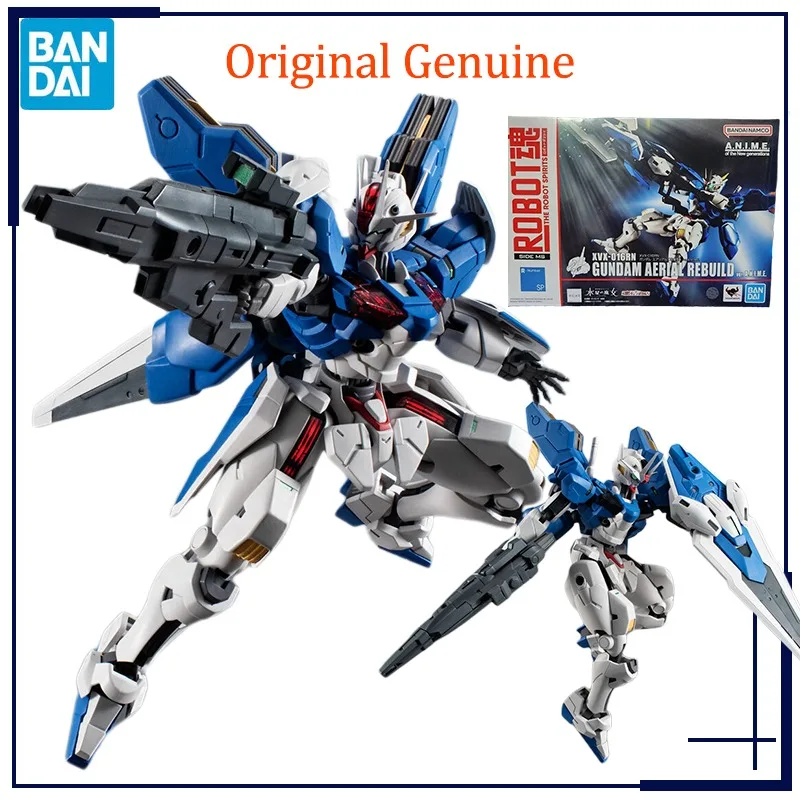 

Original Genuine Bandai Anime GUNDAM AERIAL REBUILD Ver. A.N.I.M.E. THE ROBOT SPIRITS Model Toys Action Figure Gifts Collectible