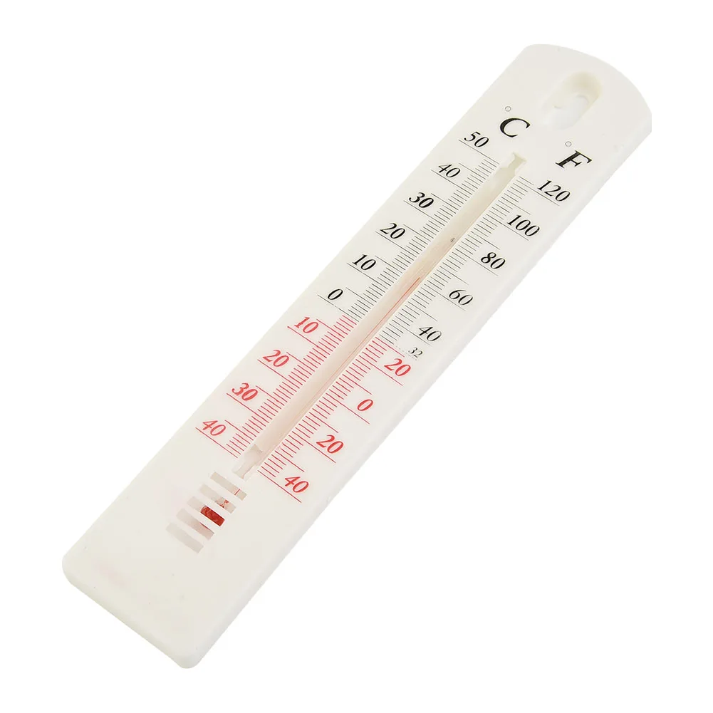 HOT Sale Wall Thermometer Hang Resistant Rust Proof Summer Temperature 195x40x6mm 2pcs Accurate Easy Use Garden