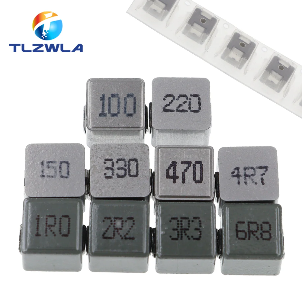 10PCS 0650 Molding Power Choke SMD Power Inductor 1UH 1.5UH 2.2UH 3.3UH 4.7UH 6.8UH 10UH 15UH 22UH 33UH 47UH 1R0 1R5 2R2 7X7X5MM