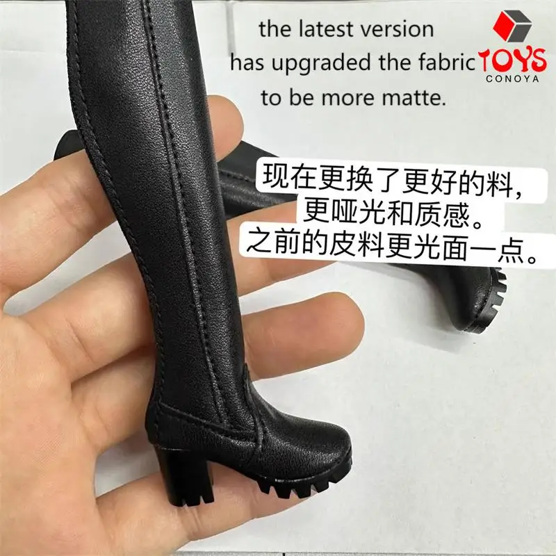 Toys Centre TCT-019 1/6 Female Long Boots Hollow Heels Shoes Model Clothes Accessories Fit 12-inch Action Figure Body Dolls