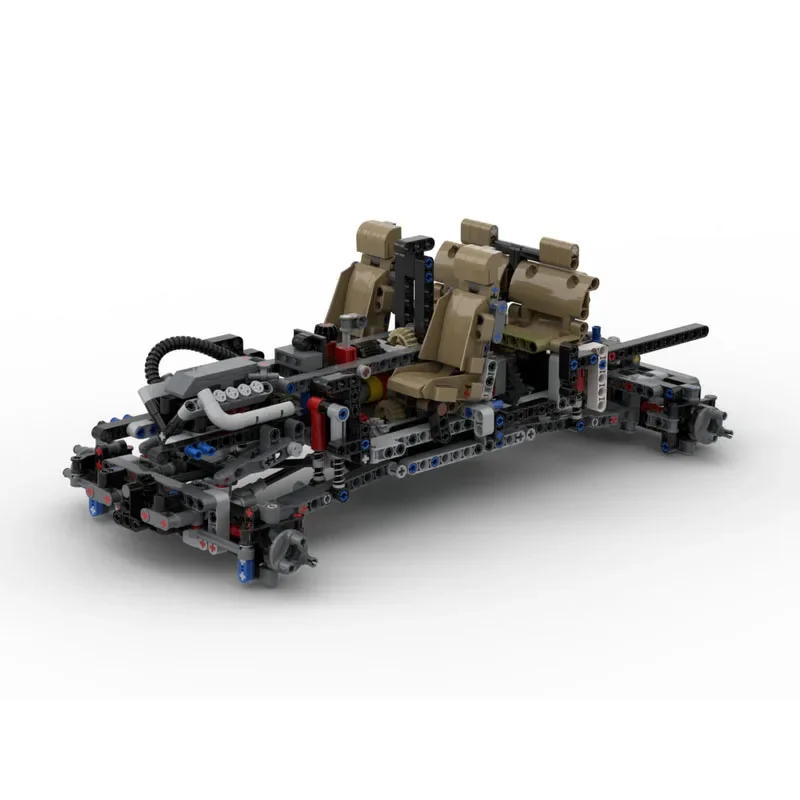 C Model Off-Road Racing Car 42110 MOC-81354 Wild Racing Car, 1855-Piece Assembly Building Toy Model, DIY Gift