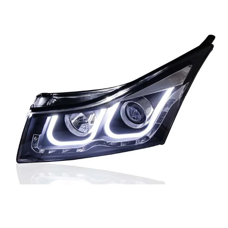 

BETTER Double U Style Angel Eyes Headlight For CHEVROLET CRUZE 2009-2014 LED Headlamp Assembly