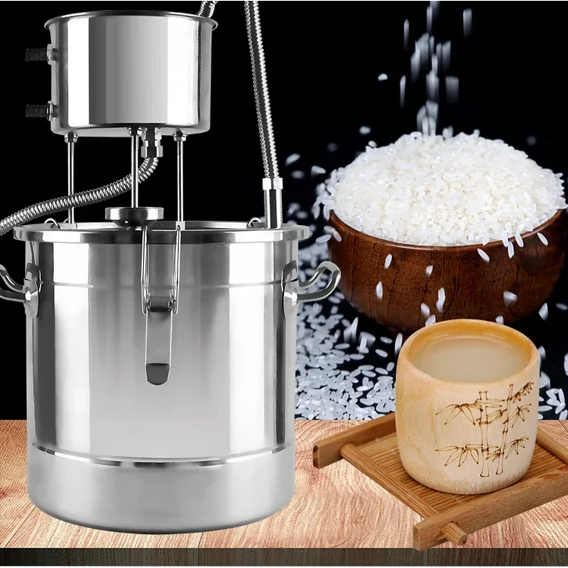 for 22L Small Shochu Distiller Brewing equipment family Distiller wine roasting machine liquor hydrosol machine brewer