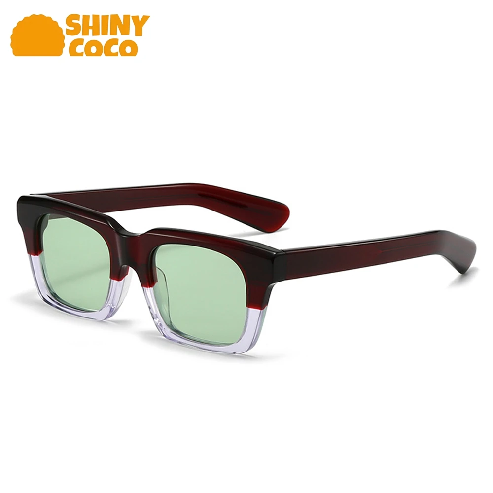 

ShinyCoCo Luxury Brand Fashionable Cross Border Retro High End Sunglasses Uv Resistant Polarized Sheet Sunglasses