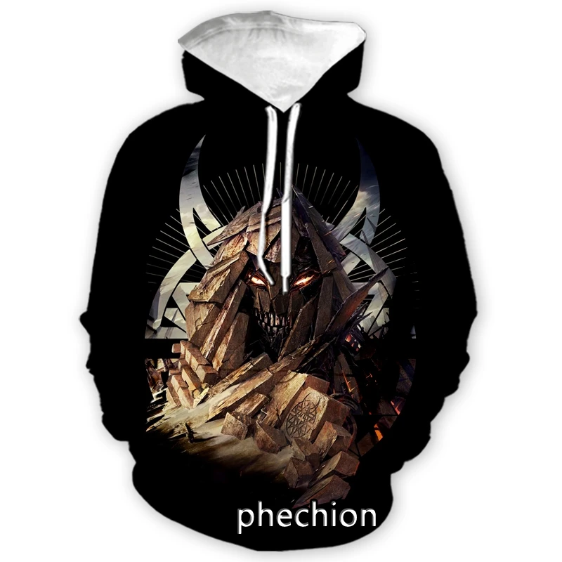 

phechion New Fashion Men/Women Disturbed Rock Band 3D Print Long Sleeve Hoodie Casual Sweatshirt Hoodies Men Sport Pullover A159