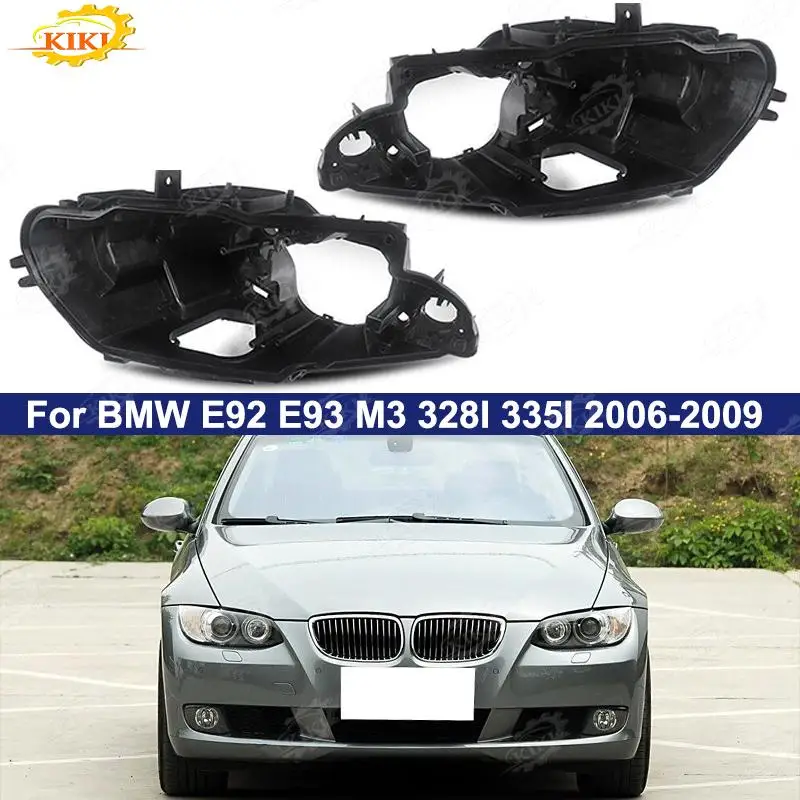 Headlight Rear Housing Base Car Rear Shell Base Headlight Base For BMW E92 E93 M3 328I 335I 2006-2009 63117182507 63117182508