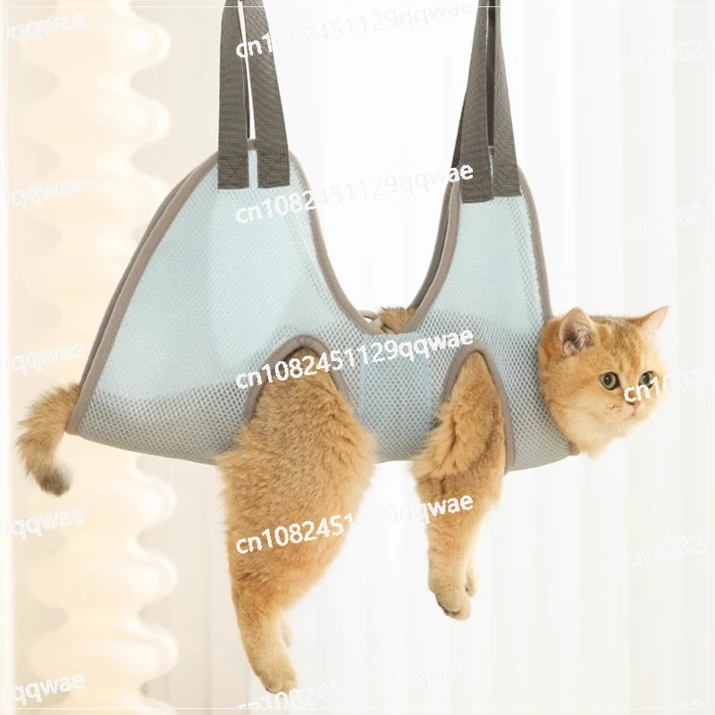 

Washing Bag Nail Clipping Artifact Bathing Fixed Anti-scratch Bite Baoding Cat Bag Bondage Hanging Cat Bag Pet Hammock