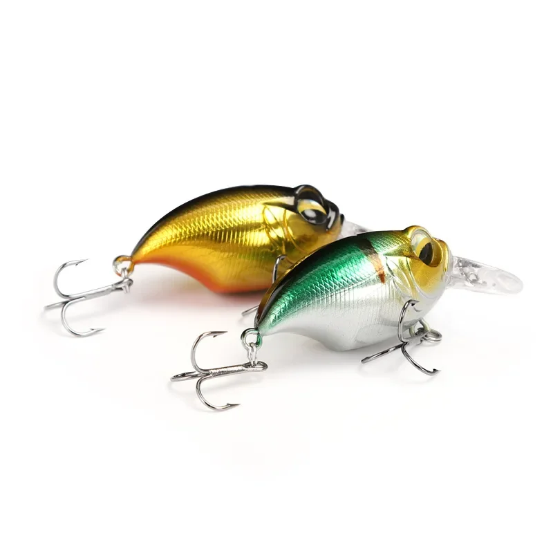 Cebo duro Artificial Crankbait Wobblers, anzuelos de pesca, manivelas de alta calidad, 48mm, 11g, nuevo