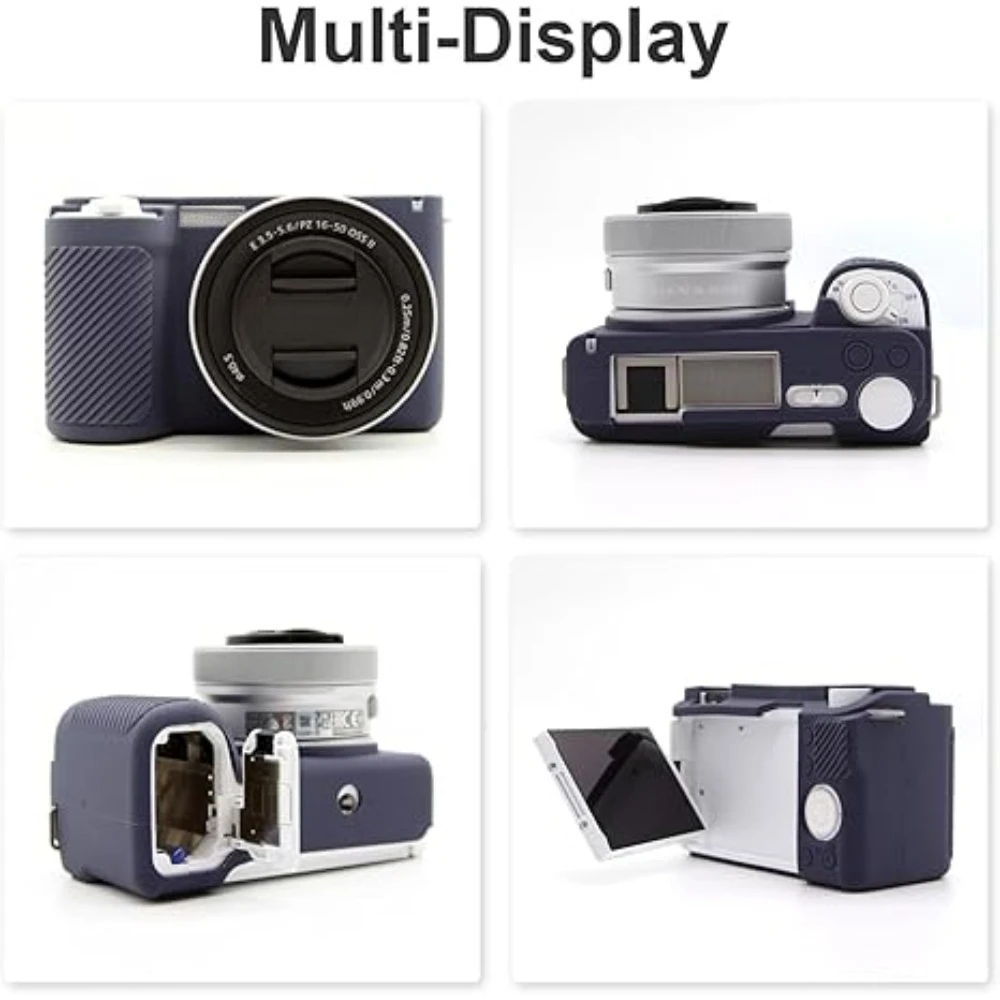 

Silicone Cover Camera Sleeve Body Skin Protective Case For Sony ZV-E10II Micro Single Digital Camera Case Cover