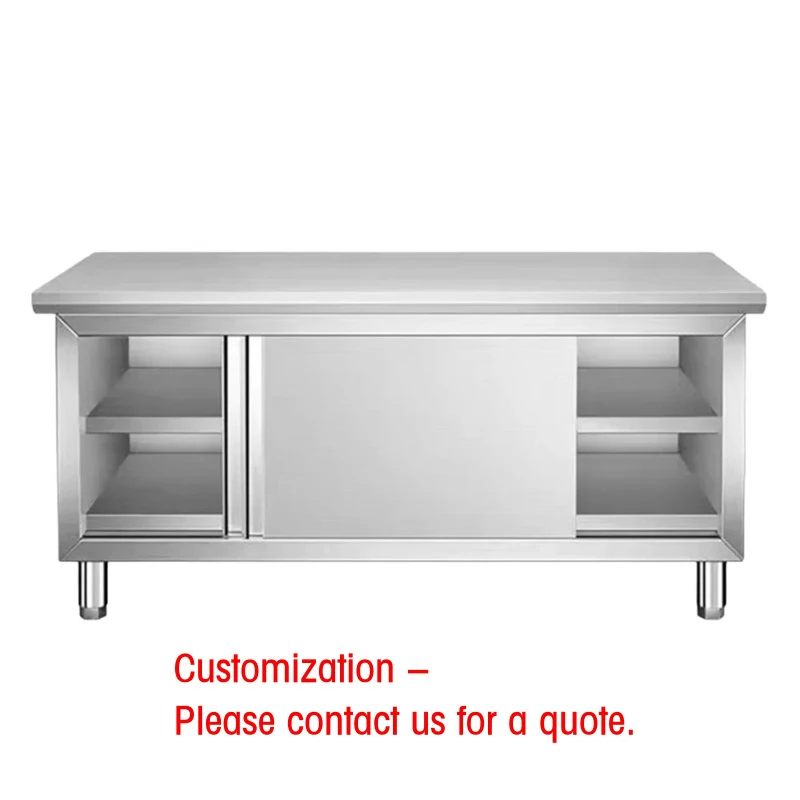 

custom.Custom Commercial Workstation Smooth Stainless Steel Worktable Direct From Factory