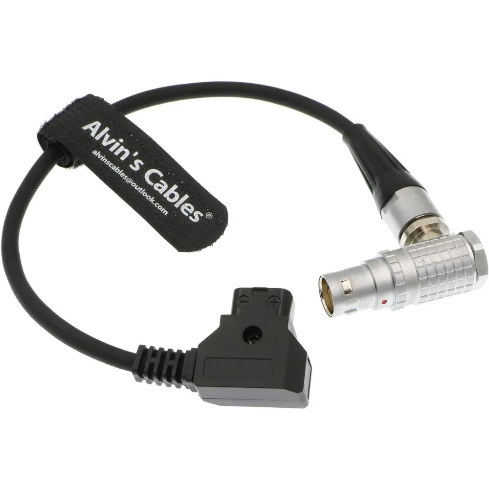 

Alvin's Cables Power Cable for ARRI Alexa Mini 8 Pin Female Right Angle to D-Tap Male Cable