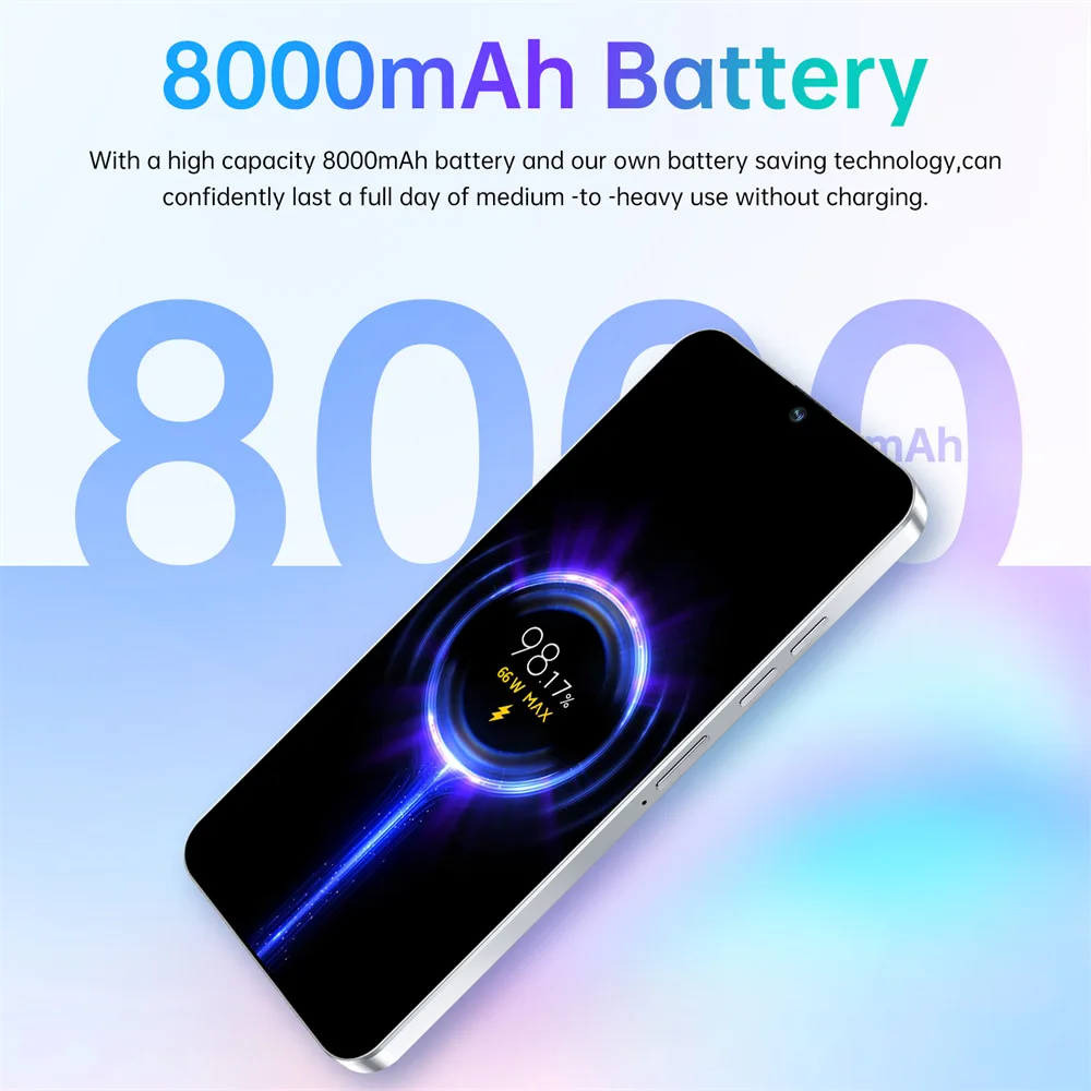 High-end C40Pro Mobile Phone 8000mAh Snapdragon 8 gen3 Smartphone 5G Dual SIM Android 14 Cellphone 22GB+2TB Cell Phone 2025 image 5