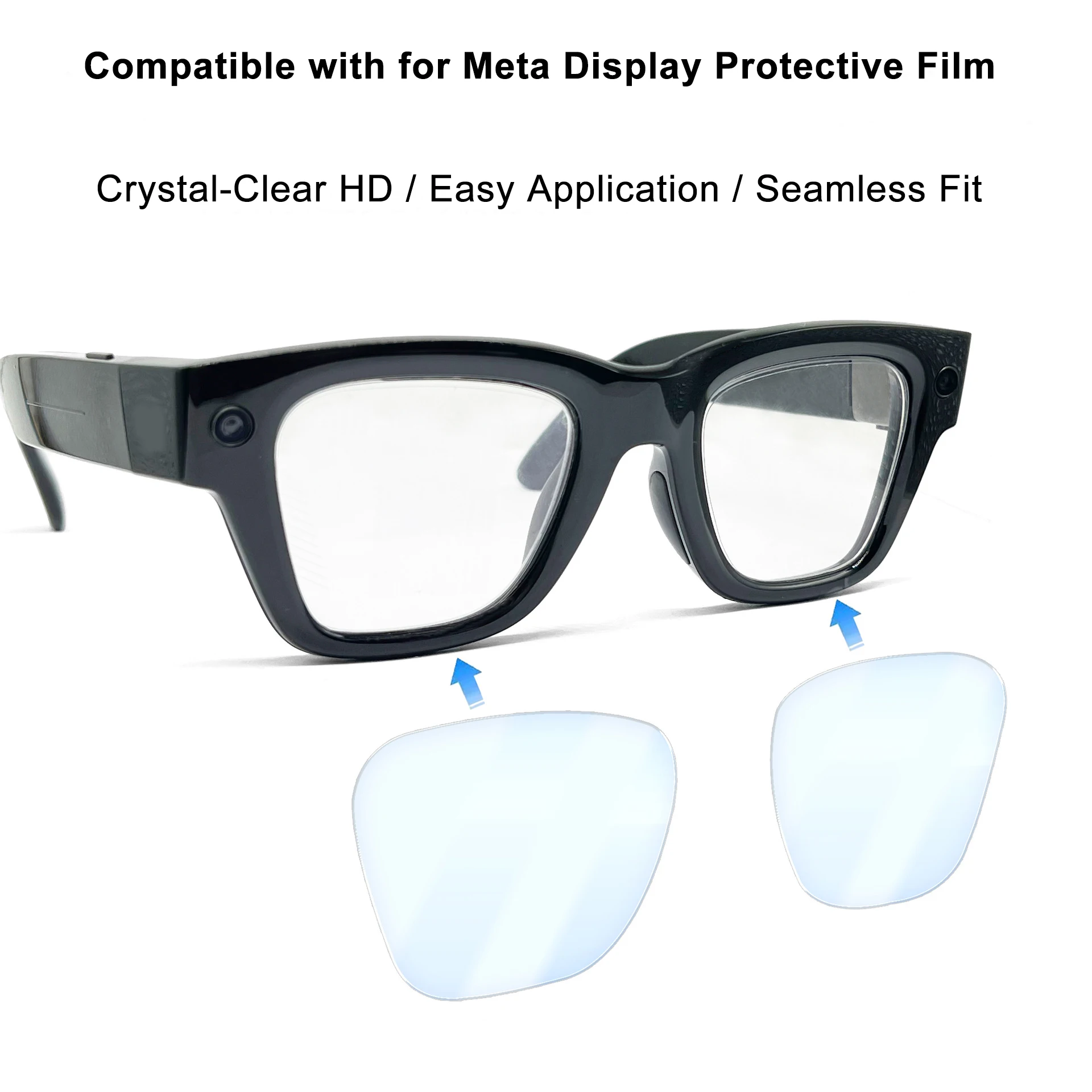 

New High Quality HD Anti-Scratch Protective Film Set for Meta Display AI Glasses - Lens Film Replacement