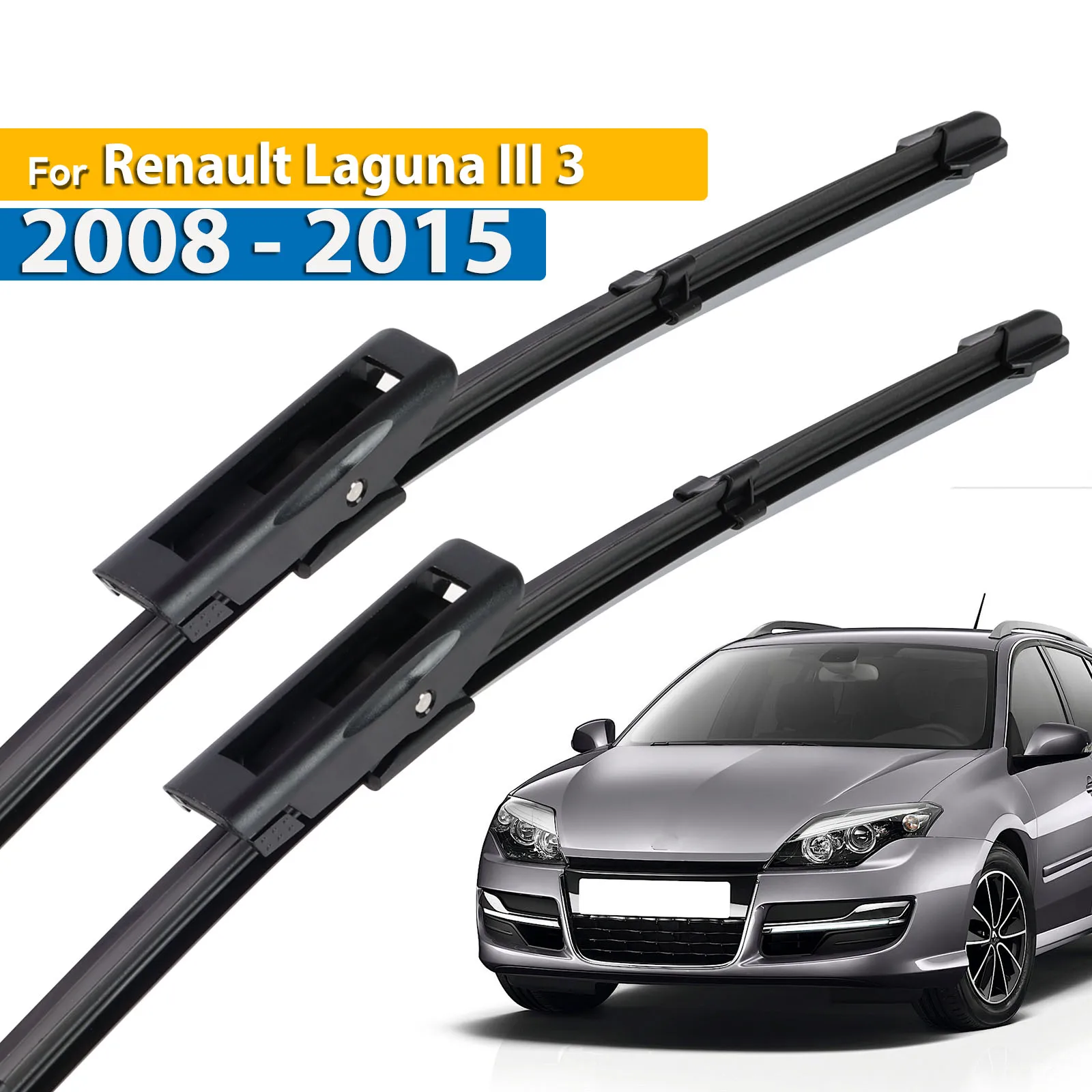 

Erick's Wiper LHD Front Wiper Blades For Renault Laguna III 3 2008 - 2015 Windshield Windscreen Window Car Rain Brushes 26"+16"