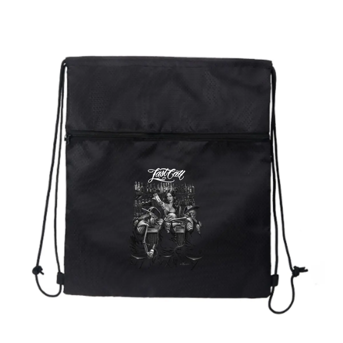 

Барная сцена со скелетами. Уличная одежда с графическим рисунком. Сумка на молнии на шнурке: смелые принты для городского стиля.