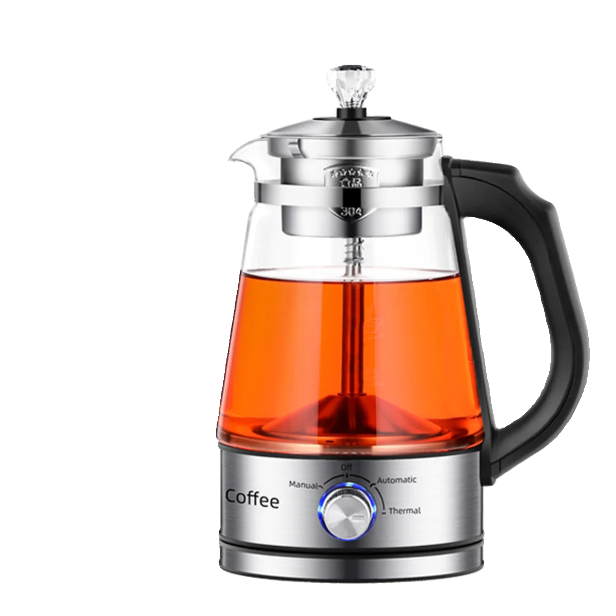 

110V automatic tea maker, steam spray black tea pot