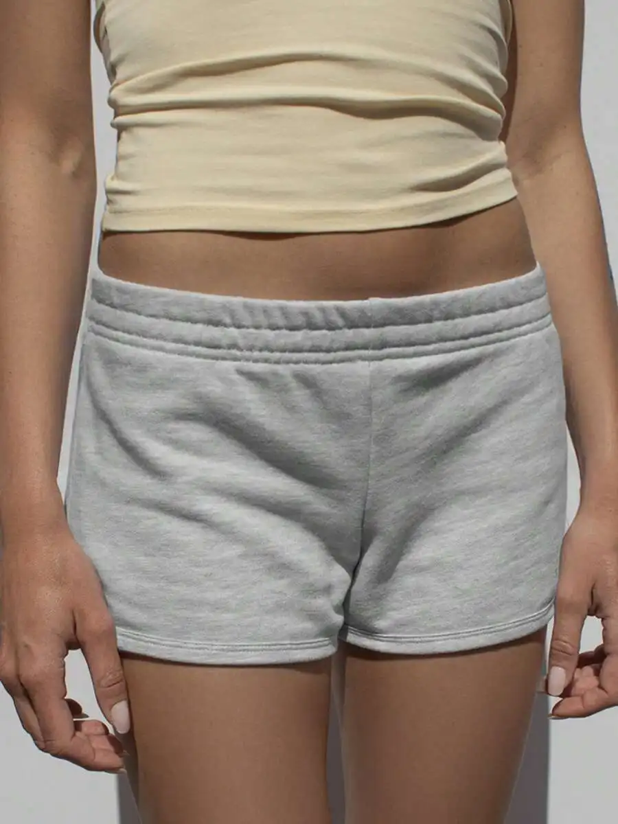 Women Comfortable Elastic Waist Sweat Shorts Summer Casual Lounge Jogger Shorts