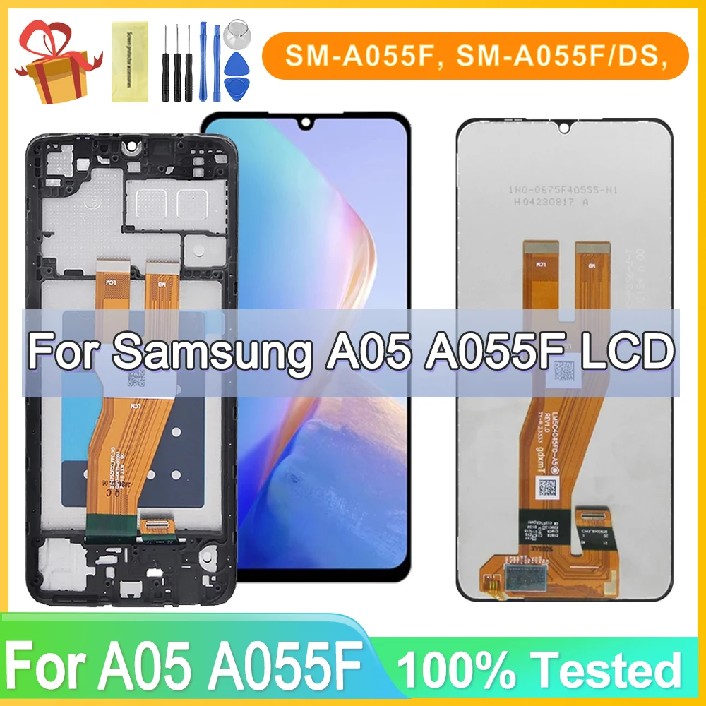 

For Samsung Galaxy A05 LCD Display Touch Screen Digitizer Assembly for Samsung A05 A055 lcd A055F A055M Screen Replacement Parts