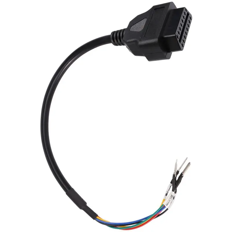 

16-контактный диагностический удлинительный кабель OBD2 (гнездо) для K-линии и CAN-линии, тестер-коннектор, автомобильный диагностический удлинительный кабель-переходник X67A