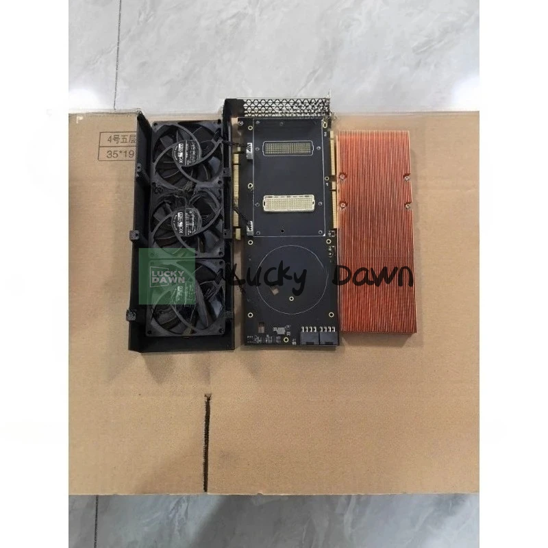

Suitable for V100 SXM2 to PCIE adapter board DIY pure copper with fan, home desktop, silent version