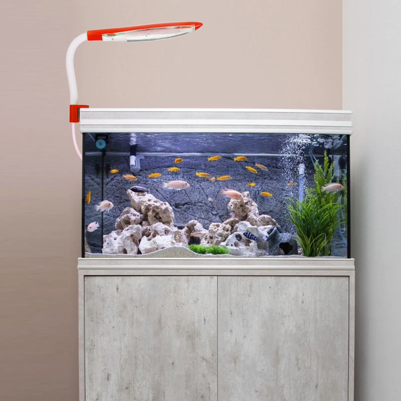 

3W 7-Led Usb Powered Fish Tank Light Clip On Adjustable Aquarium Led Lighting Clamp Lamp For Aquatic Plants Decorative Gift