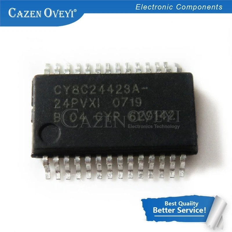 

5pcs/lot CY8C24423A-24PVXI CY8C24423A SSOP-28 In Stock