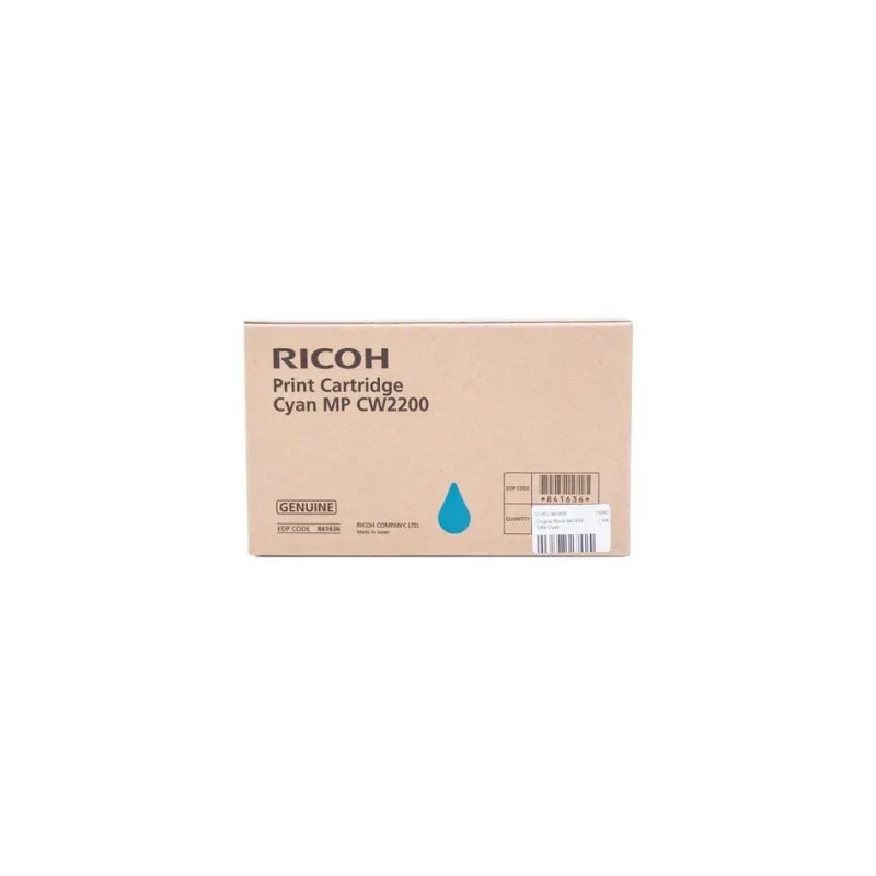 Ricoh Aficio MP-CW2200SP Cyan ink cartridge Original - 841636/MP CW2200C 841636 tintasycartuchos.com