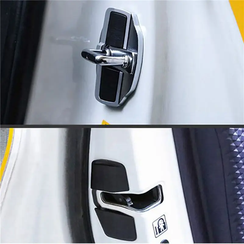 12 Sets TRD Door Stabilizer Door Lock Protector Latches Stopper Covers For Nissan E12 E13 C27 C28-L94A