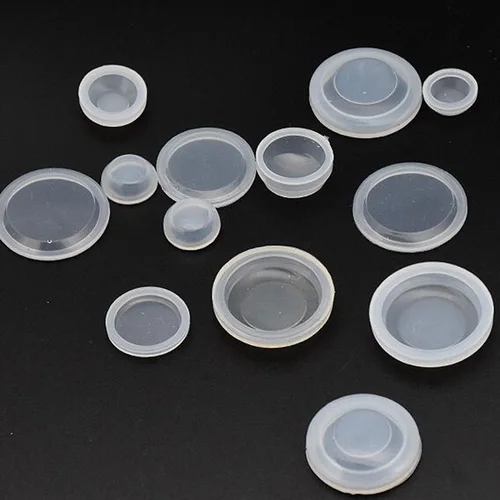 Imagen 1 del producto Zusen-tapa impermeable para interruptor de botón de Metal, cubierta de cuero de silicona, cubierta antipolvo, anillo Circular, mate suave, IP67, 12/16/19/22mm, 10 unidades