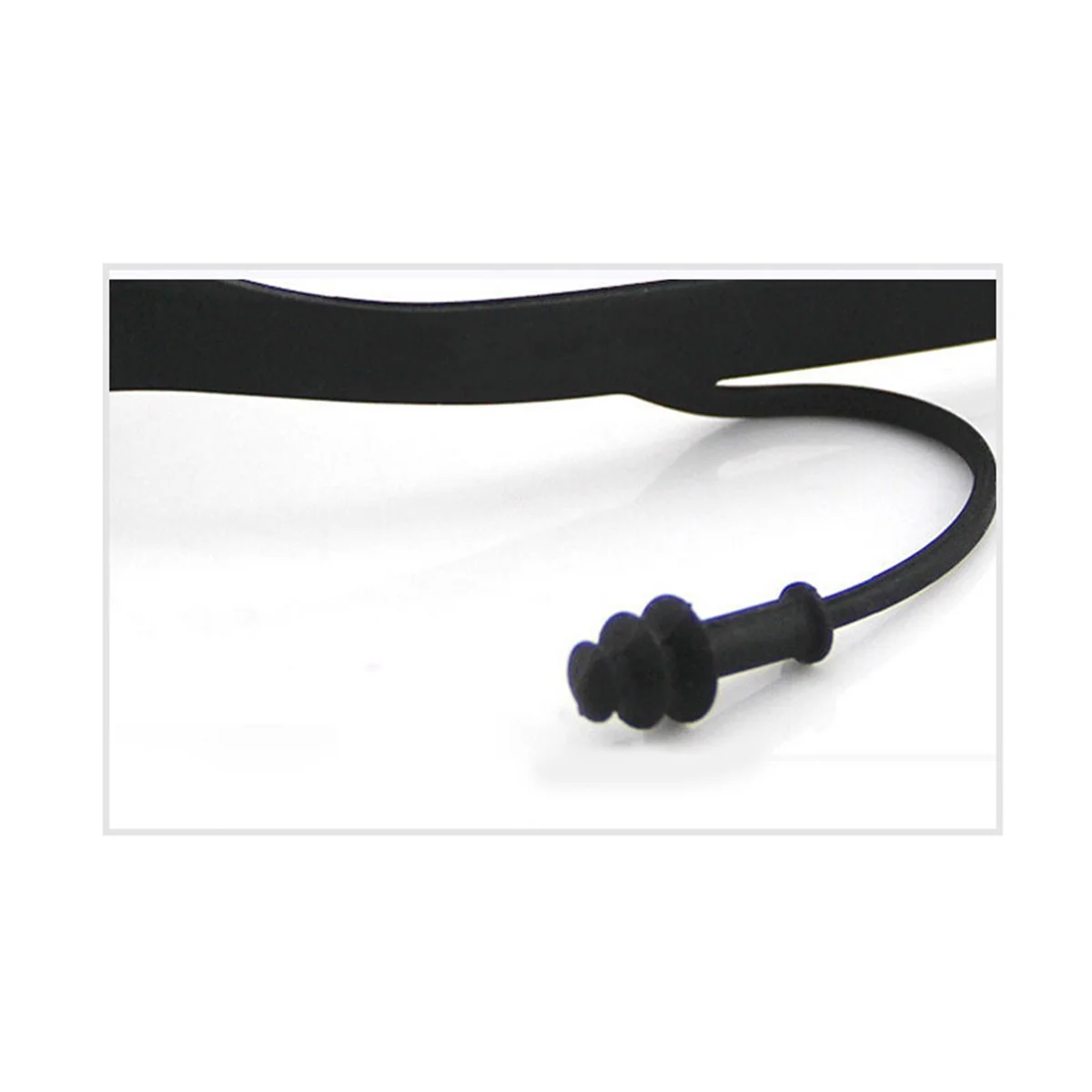 

Uv Protection Swim Goggles Anti Fog Nose Clip Ear Plugs Unisex Adults Black Adjustable Ergonomic Sealed Silicone Clear Vision