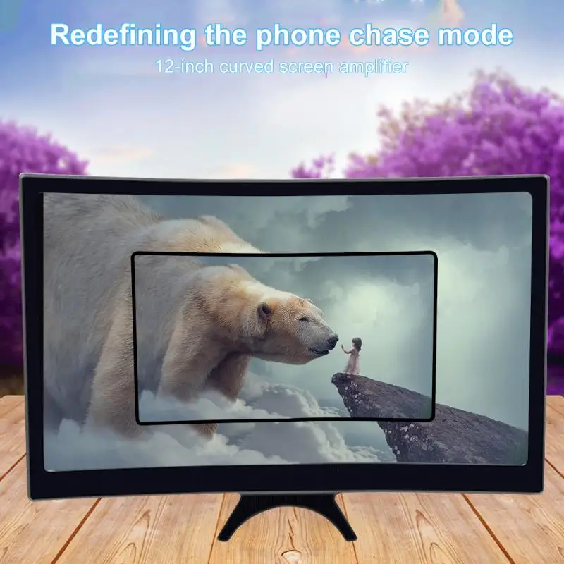 Mobile Phone Accessory Curved Screen Convenient And Portable Amplify Screen Size 3d Display Enhanced Screen Display
