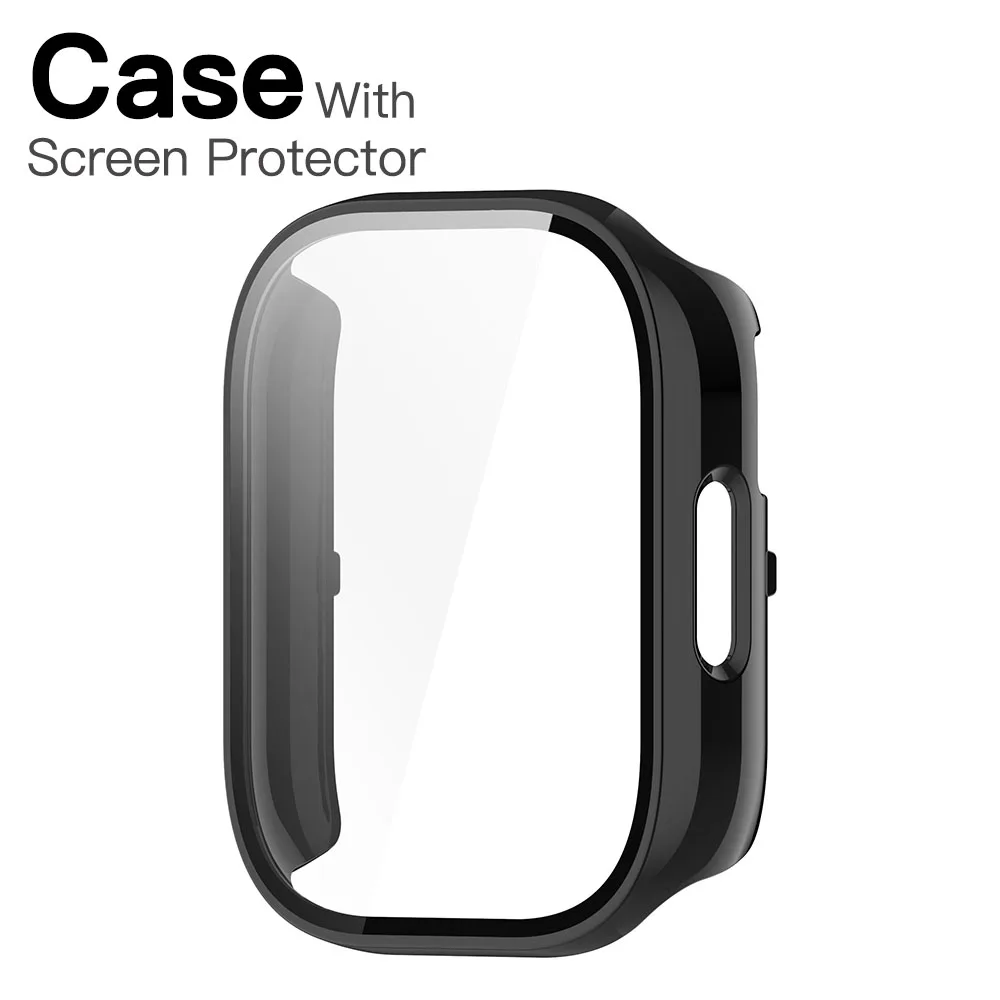 Glass+PC Case for Redmi 5 Active/Lite Hard Bumper Built-in Ultra-HD Tempered Glass Protector for Redmi Watch 5 Cover Accessories