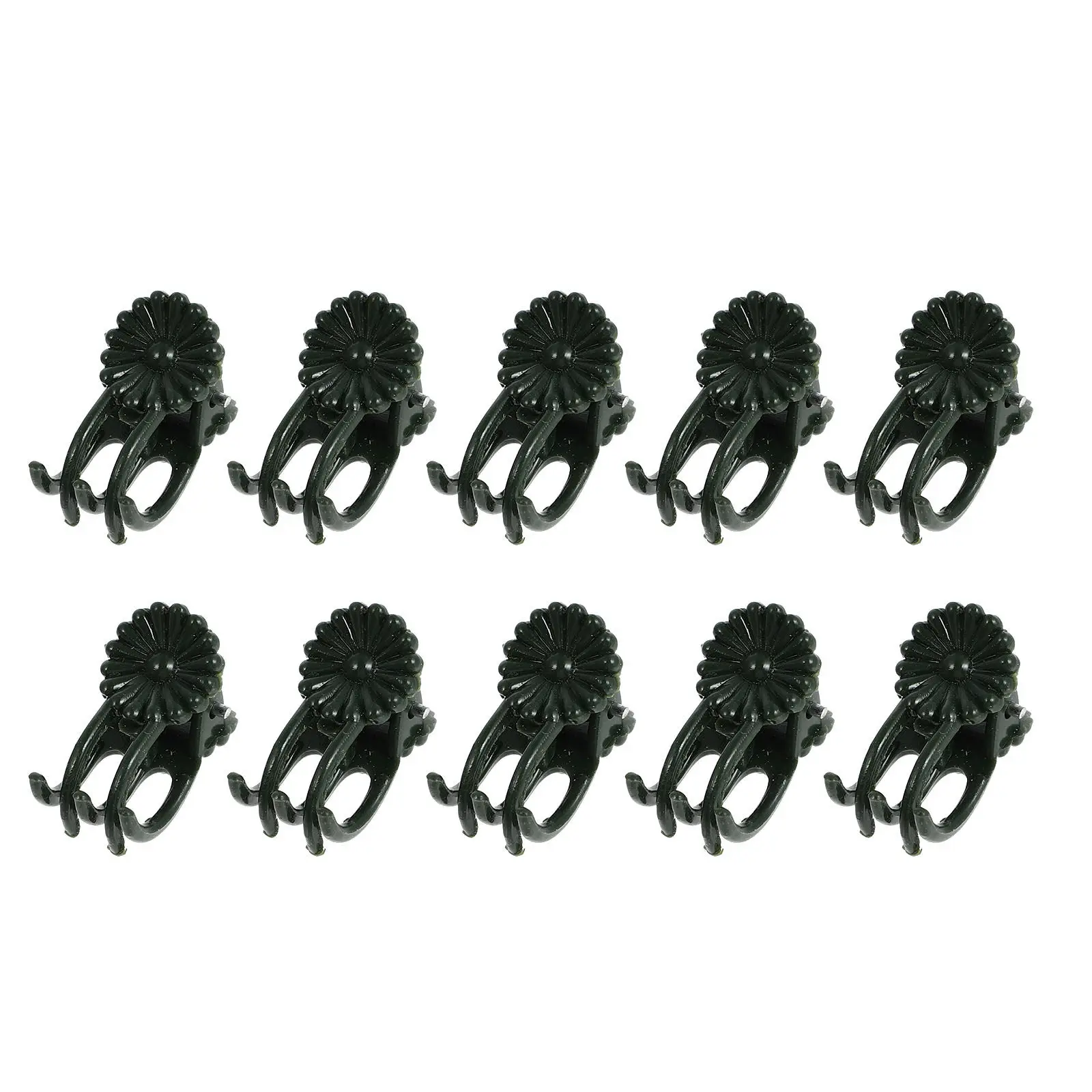 10Pcs Gardening Plants Clips Plastic Orchid Clips for Climbing Vines Tomato Stems Bamboo Stake Fixing No Harm Growth Friendly