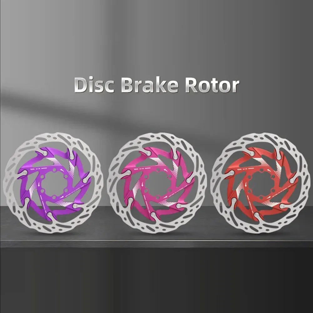

160mm Bicycle Brake Rotor Heat Dissipation Road Bicycle Center Lock Disc Aluminum Alloy Cycling Brake Rotor Bicycle Accessories