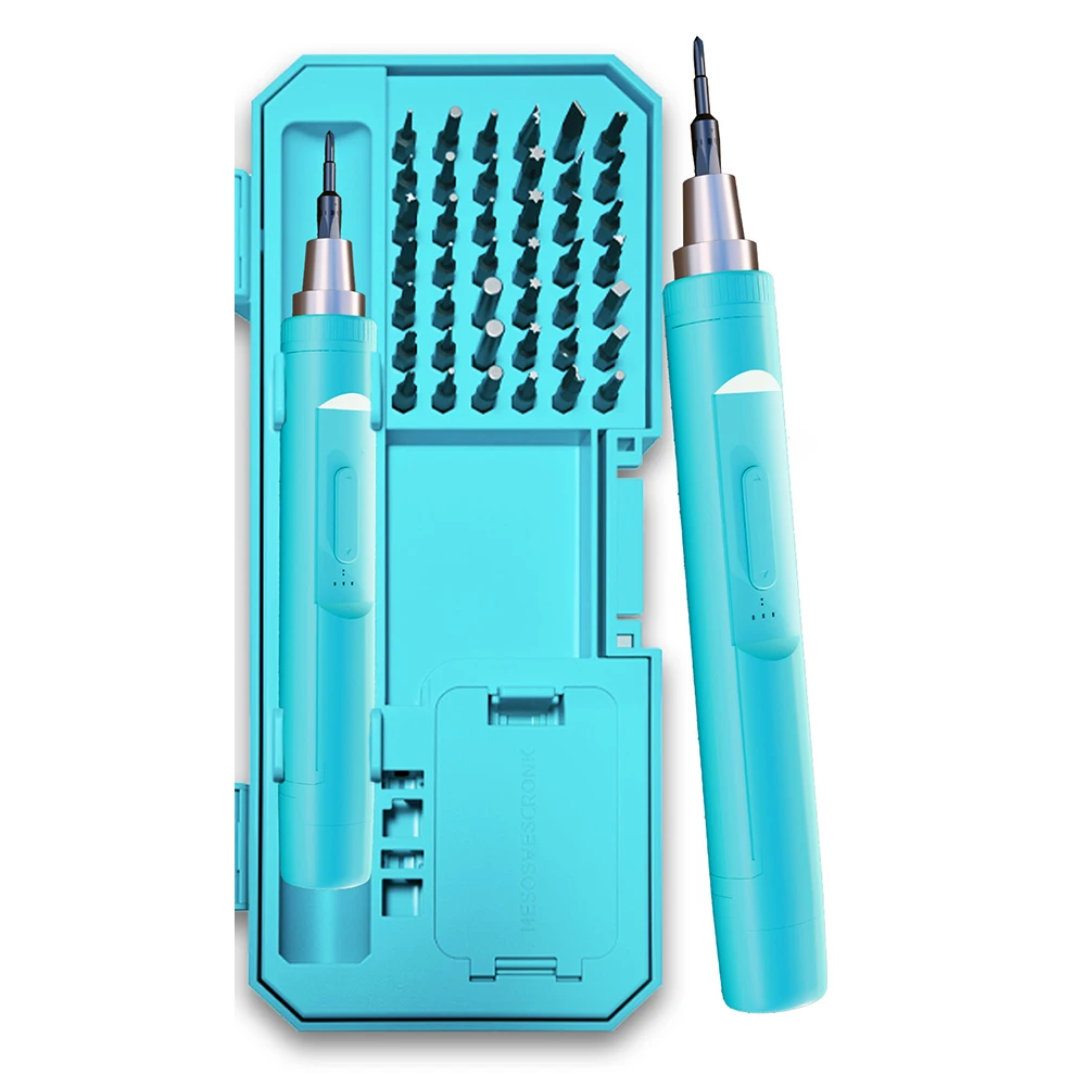 

Portable 42in1 Electric Screwdriver Set with High Torque Motor and Ergonomic Handle for Precision Repair Tasks
