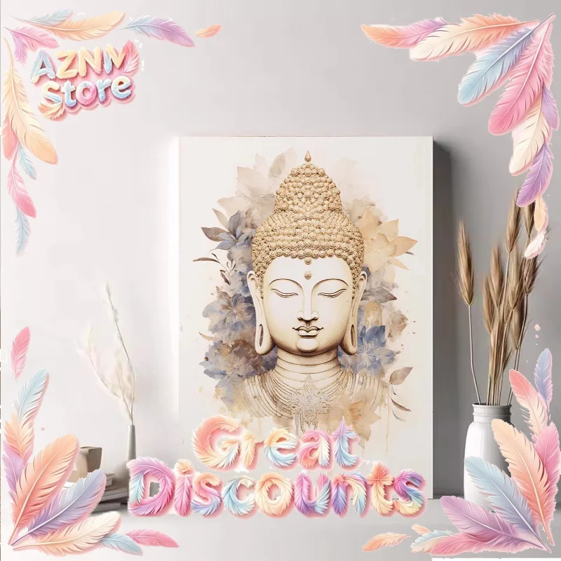 2026 Nordic Tree of Life & Buddha Canvas Prints Modern Buddhist Lotus & Tai Chi Yoga Wall Art Poster for Living Room Spiritual 