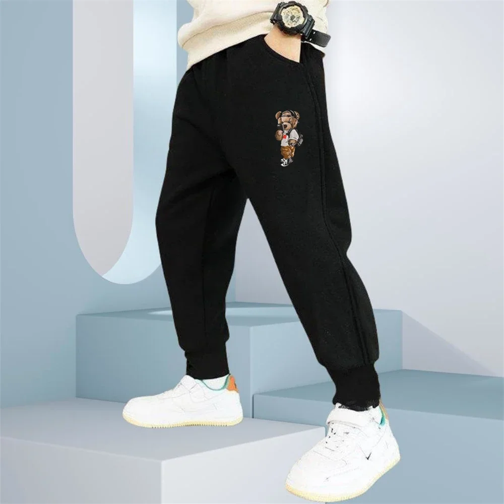 2024 Spring Children Trousers for Boys Kids Casual Sport Long Pants Sweatpants 3 to 14 Years Kids shorts