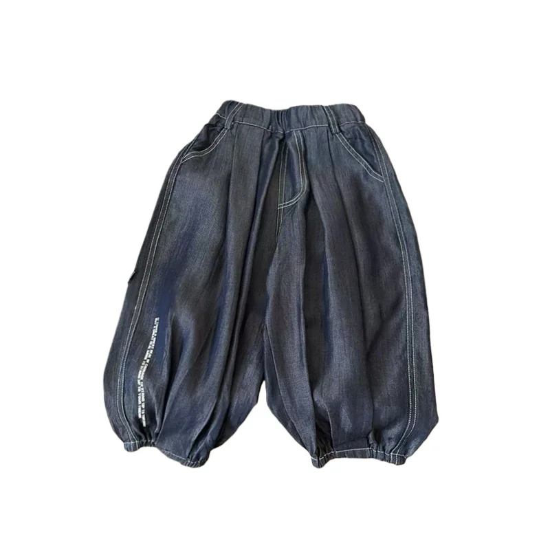 

Летние модные штаны для маленьких мальчиков, широкие брюки, крутой дизайн, детские брюки, детская одежда