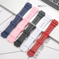 Watch Accessories Suitable for Casio MRW200H MRW-200H-1B/1E/2B2 Men's Waterproof Watch Band Resin Replacement Strap