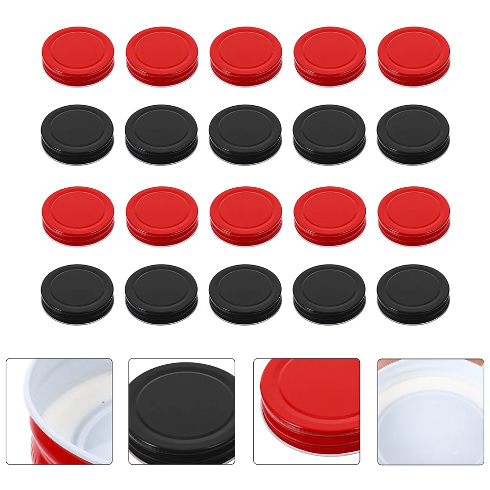 

20Pcs Makouti Tie Cover High Quality Tinplate Jar Lid Air Tight Sealing Jar Cover for Home Storage Restaurant Hotel Use