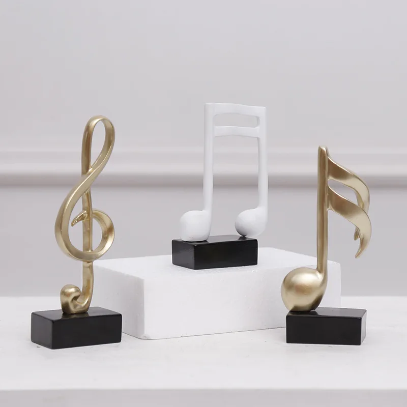 

Modern Minimalist Music Trophy,Staff Notes Piano Home Decor,Piano Room,Singing Hall Arts Craft Gifts,Home Decoration Accessories