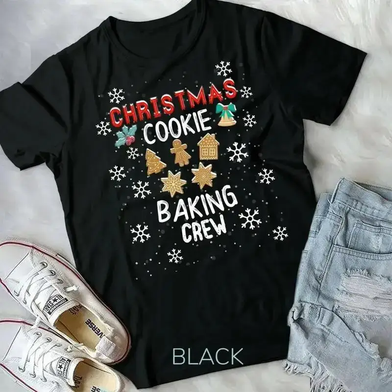 Christmas Cookie Baking Crew Shirt Xmas Cookie Exchange Unisex Form T Shirt