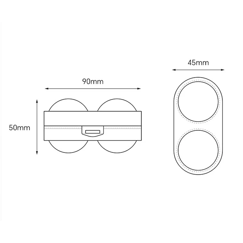 Caja de protección para pelotas de Ping-Pong, contenedor de plástico transparente con llavero, carcasa dura, actividades al aire libre, 2 unidades