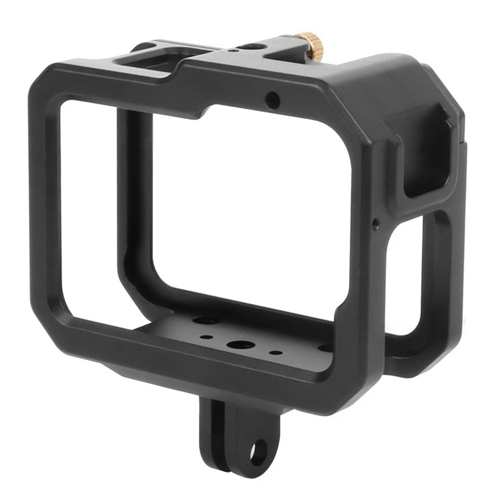 Frame Case Camera Cage for GoPro Hero 9 10 11 Action Camera Double Cold Shoe Mount Form-Fitted for Cooling Cage