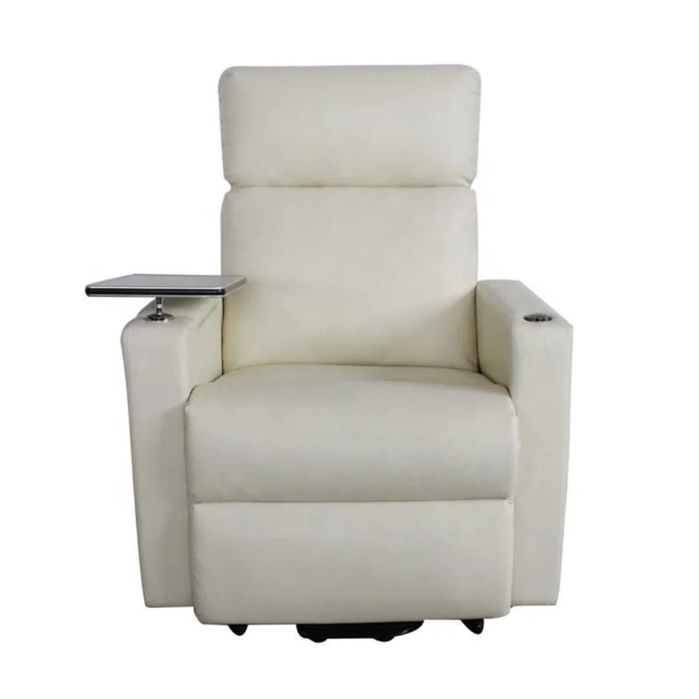 Modern Minimalist Lift Chair Electric Power Elderly Recliner Sofa Chair With Table