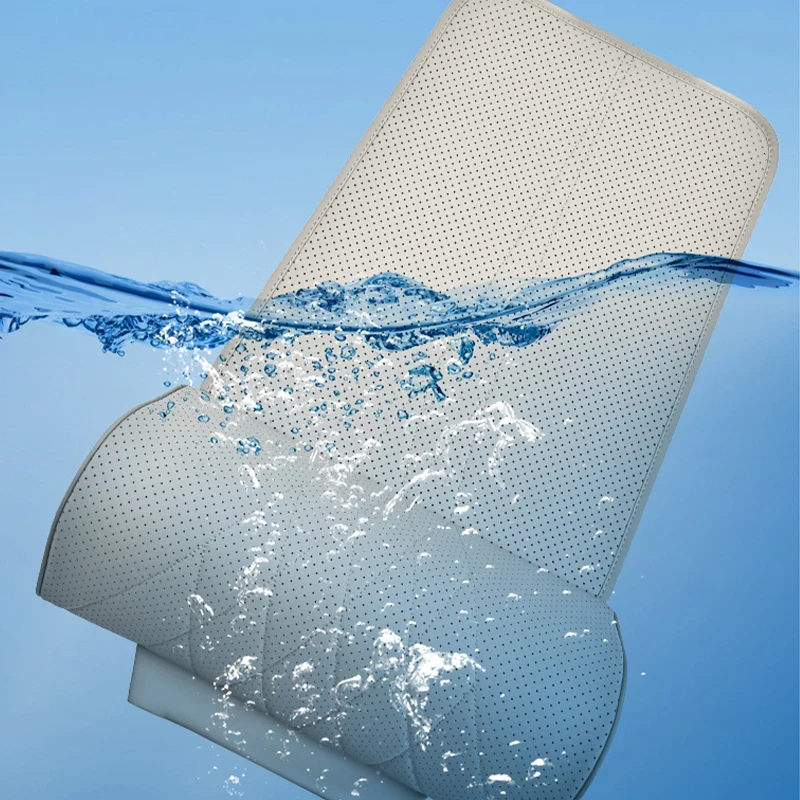 وسادة مقعد السيارة للفصول الأربعة وسادة مقعد عالمية من جلد البولي يوريثان مريحة للتنفس وتخفيف غطاء مقعد القيادة لمسافات طويلة