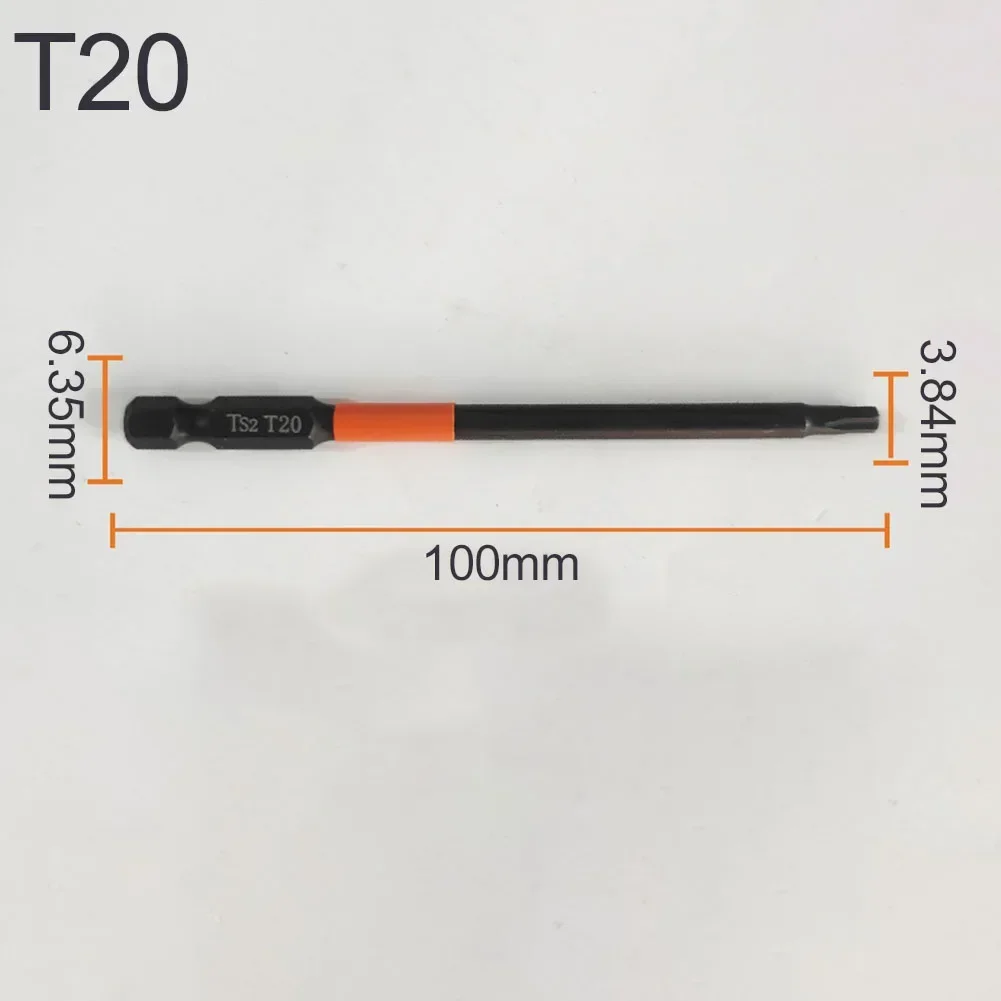 T10-T40 Schraubendreher Bit Magnetischer Torx-Schraubendreher Elektrowerkzeuge Hohe Härte Magnetische Bits Manuelle Schraubendreher