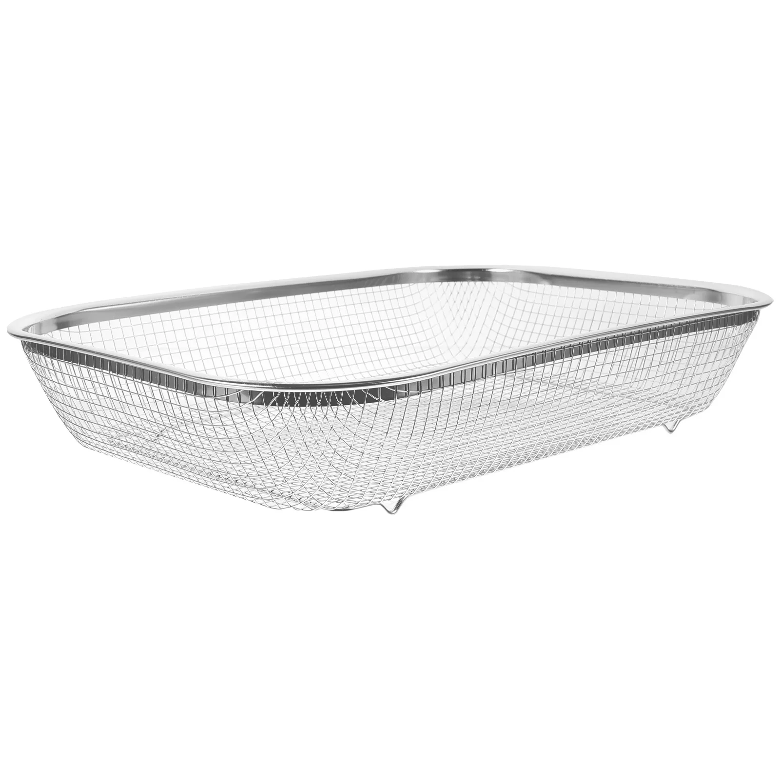 

Metal Baking Mesh Basket for Dishwasher Silverware Storage Stainless Steel Chopsticks Spoon Holder Kitchen Drainage Organizer