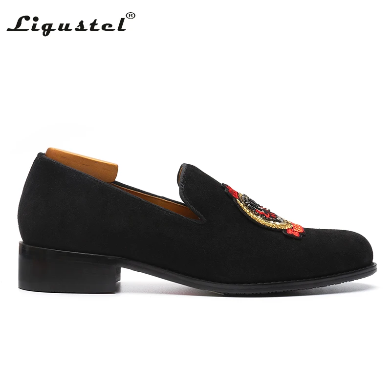 Shoes Men Original Luxury Designer Shoes Wedding Party Handmade  Shoes Men Flats Leather Black  Loafers Casual Shoes Plus Size