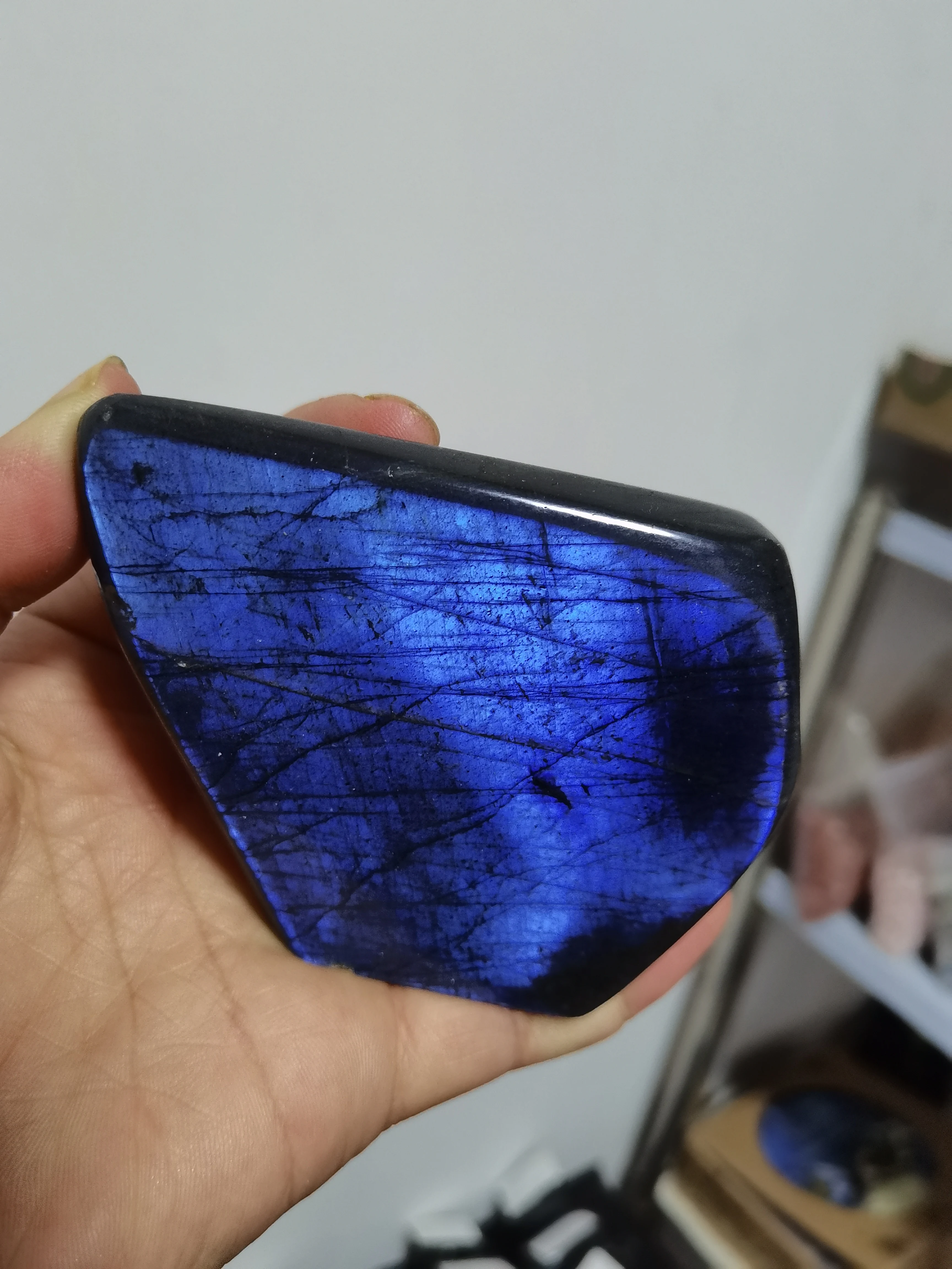 

Natural The Labrador Stone Crystal Reiki Healing Desktop decor Home decor